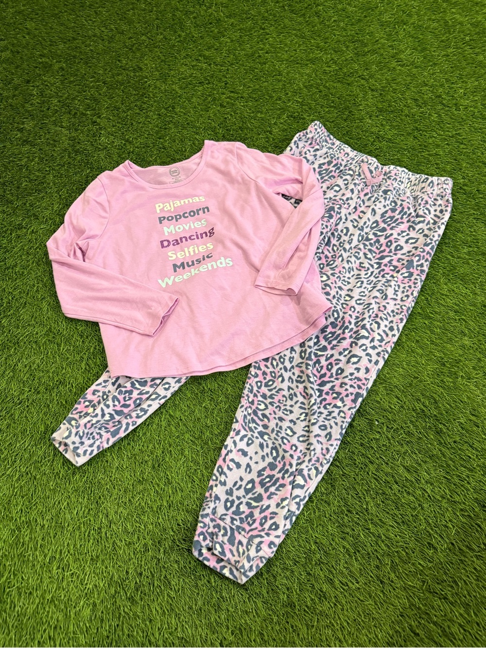 Wonder Nation Fleece Pajama Set - Plus